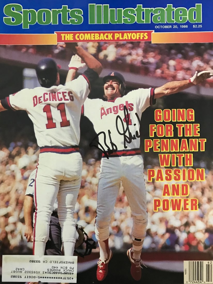 Bob Grich signed sports illustrated October 20 1986: Bob Grich signed sports illustrated October 20 1986 Item Specifics: This is a Bob Grich Autographed Sports Illustrated Magazine Signed in black sharpie across the front of the magazine Magazine is dat
