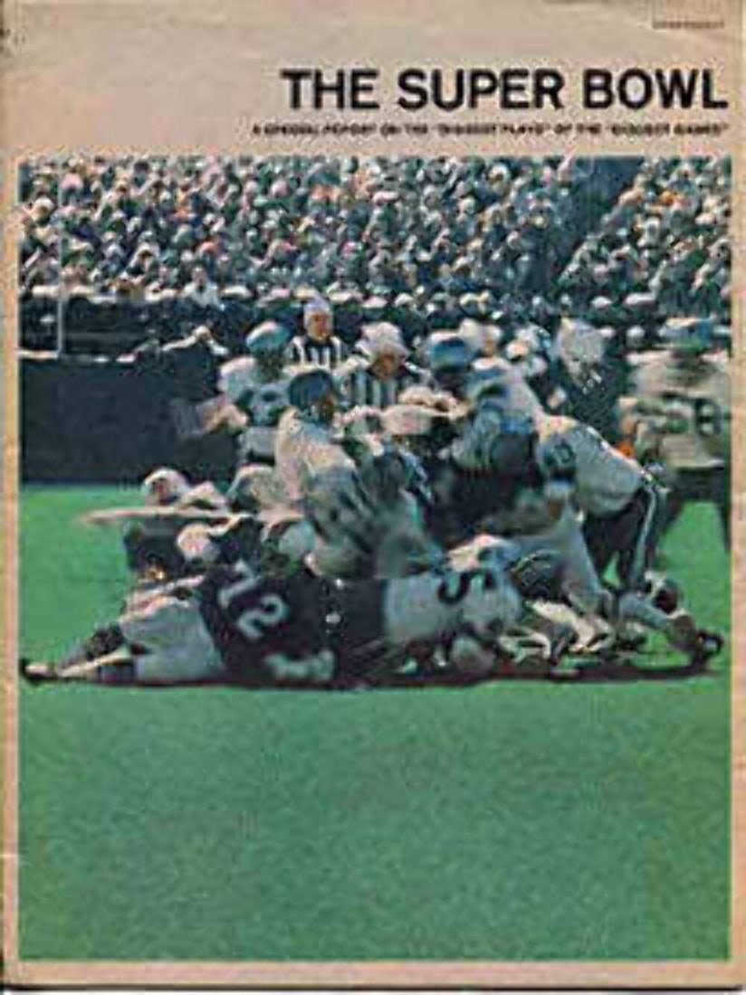 Super Bowl Magazine: Super Bowl Magazine Packed and shipped from Dania Beach, Florida, the Super Bowl Magazine is a unique collectible featuring an official publication of the big game. This magazine provides a fascinatin