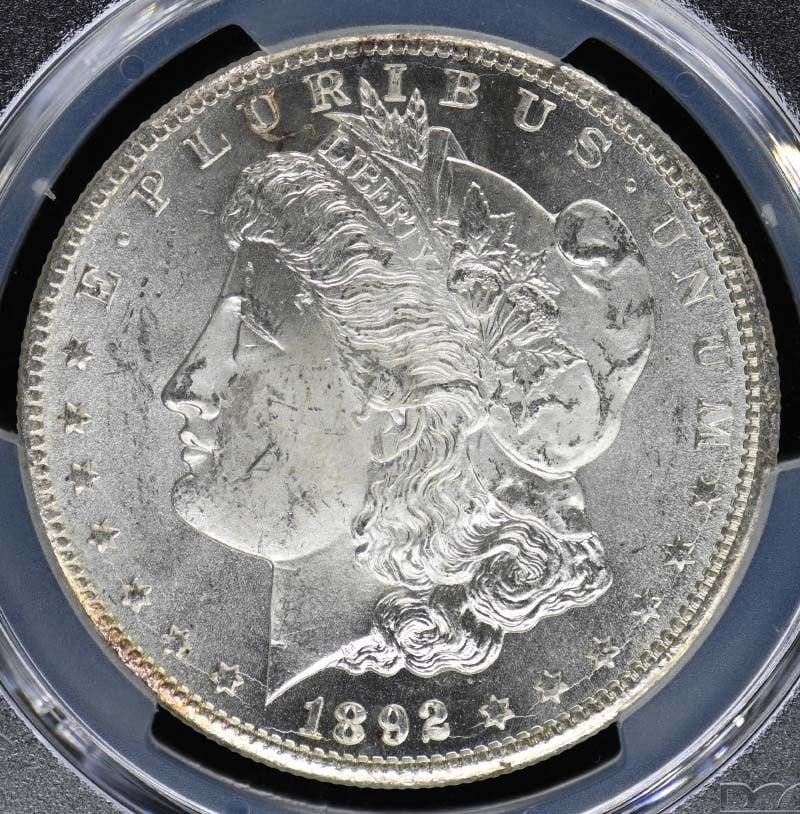 MS64 CC PCGS $1 1892 Morgan Dollar - 3