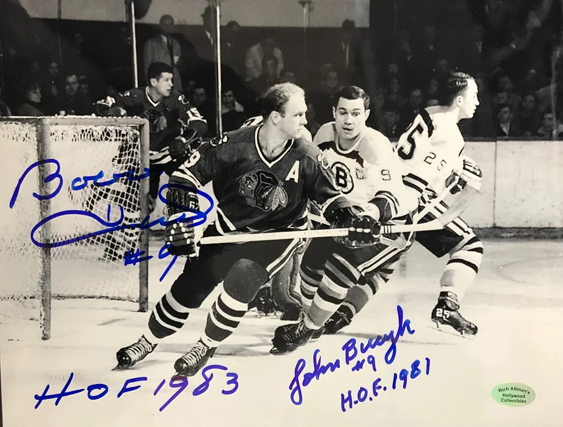 Bobby Hull Johnny Bucyk Autographed Photo (1 of 1)