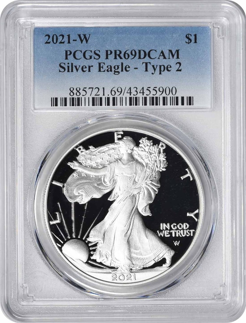 American Silver Eagle $1 Type 2 PR69DCAM PCGS