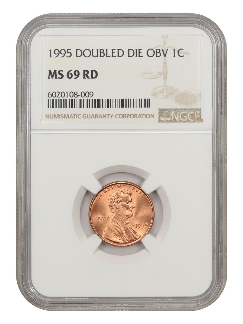1995 1C NGC MS69RD (Doubled Die Obverse) (1 of 4)
