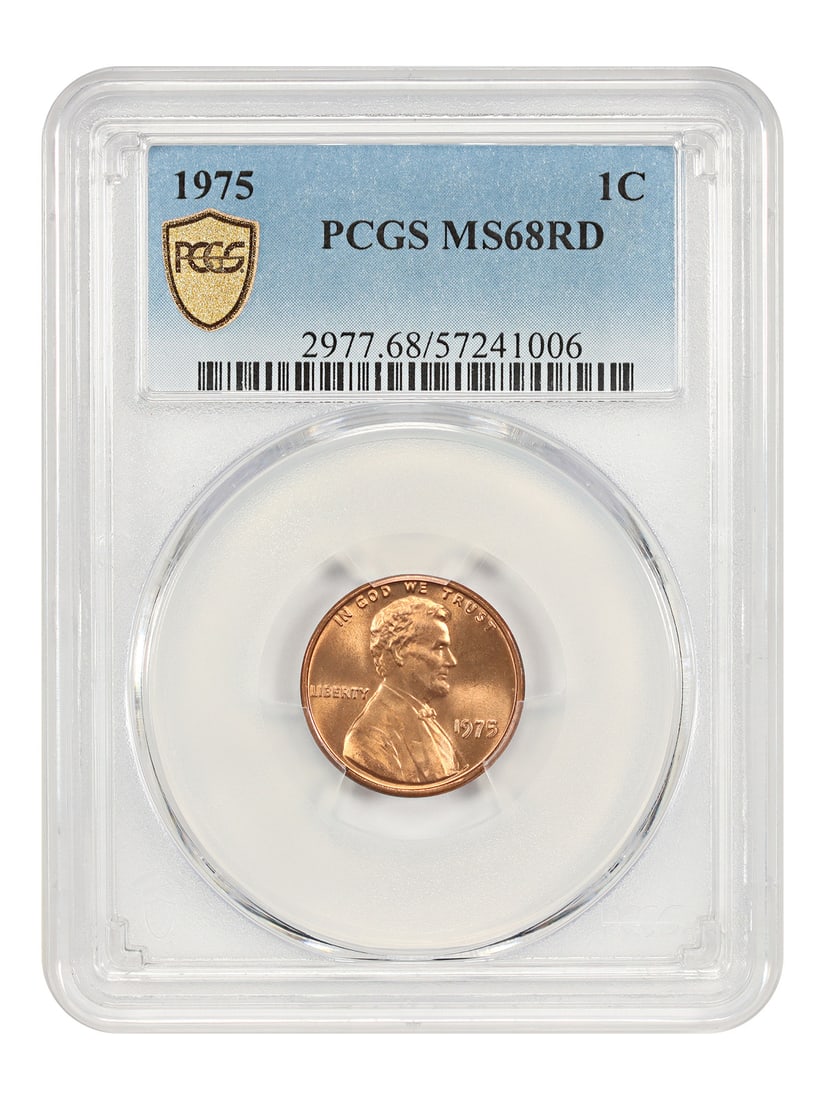 1975 1C PCGS MS68RD - Lincoln Cent (Modern) (1 of 4)