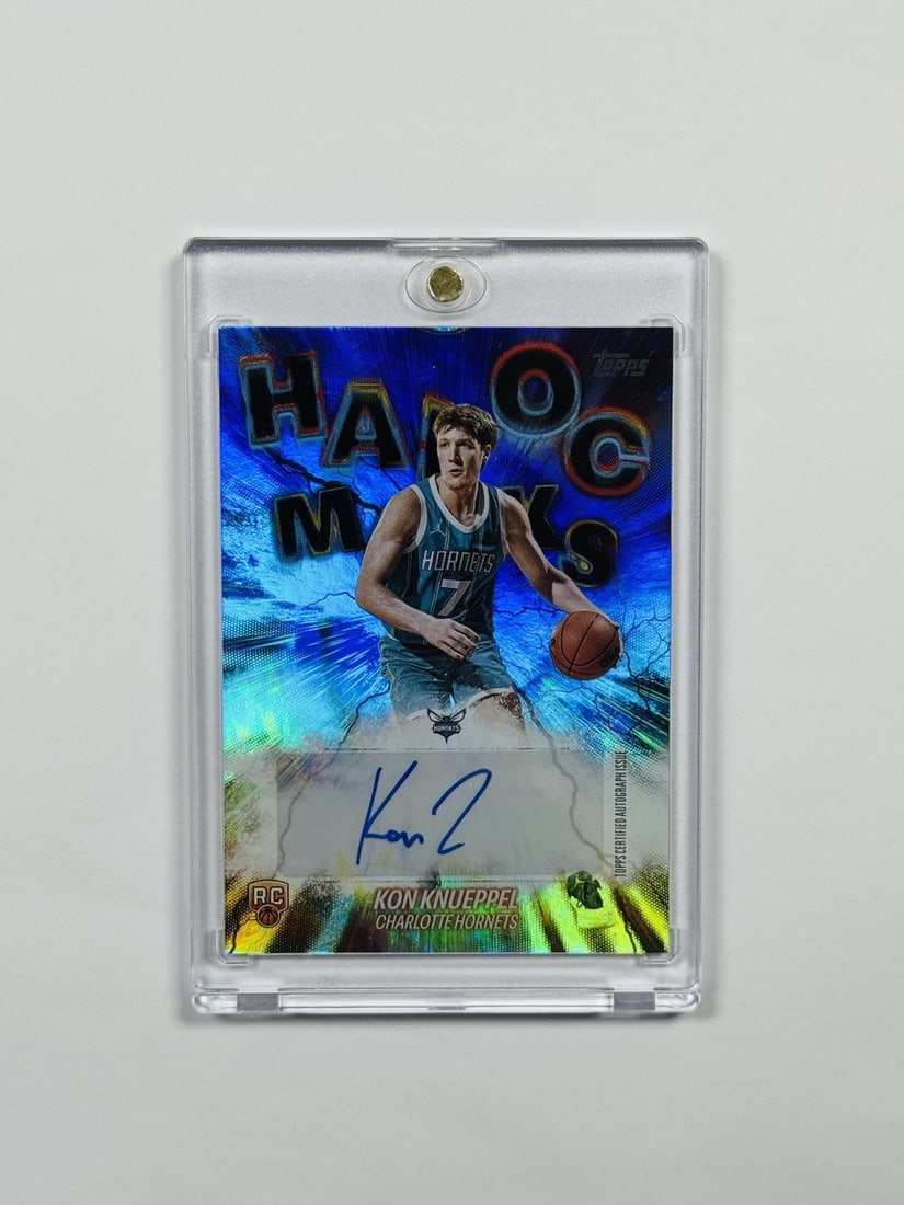 Havoc marks rookie auto 2025 topps kon knueppel (1 of 2)