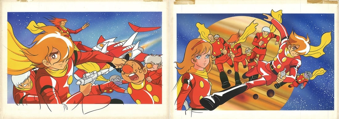 Cel hand drawn animation Cyborg 009 Japanese Ishinomori Shotaro (1 of 11)