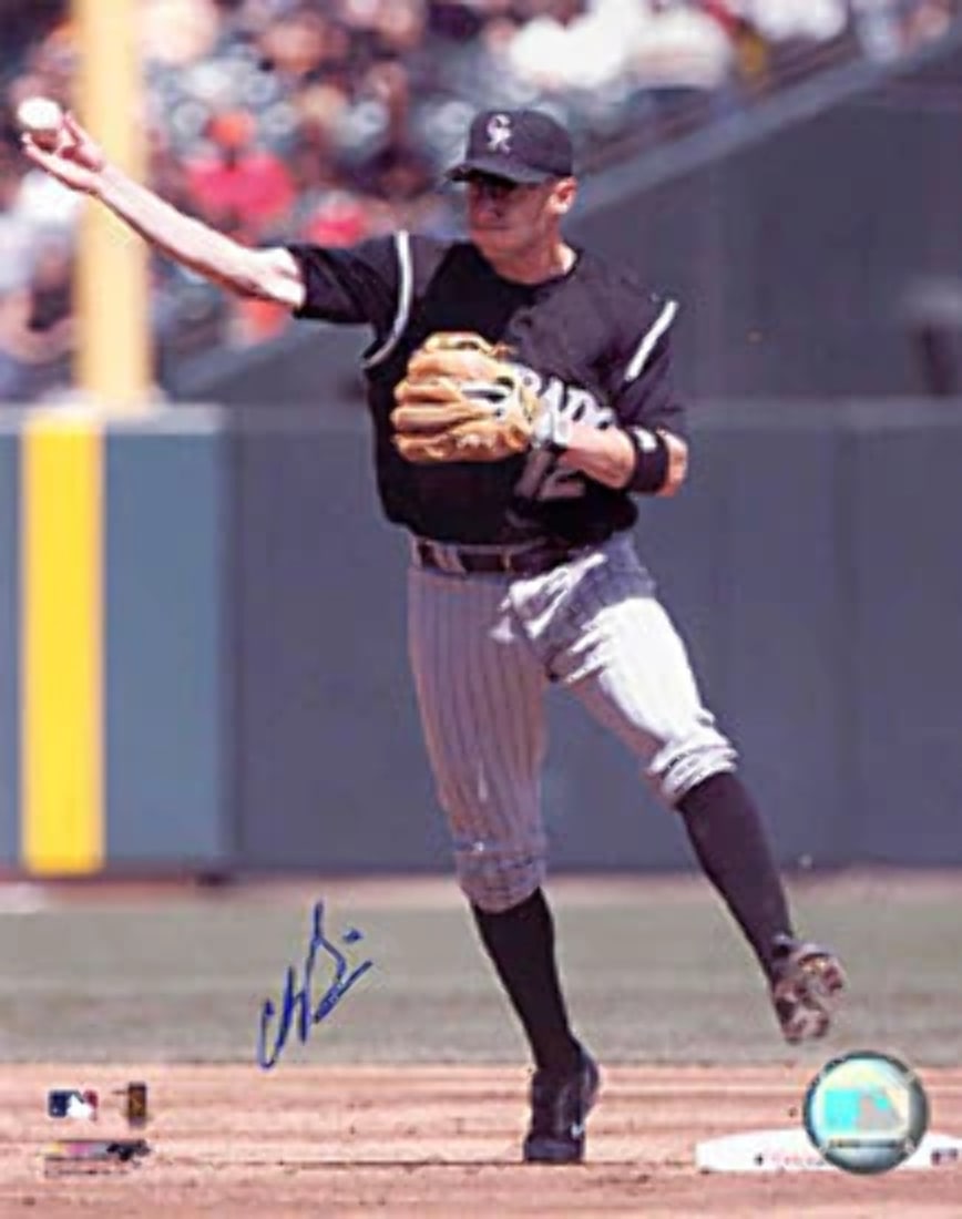 Clint Barnes Signed/ Autographed Fielding Chicago Whitesox 8x10 Photo (1 of 1)