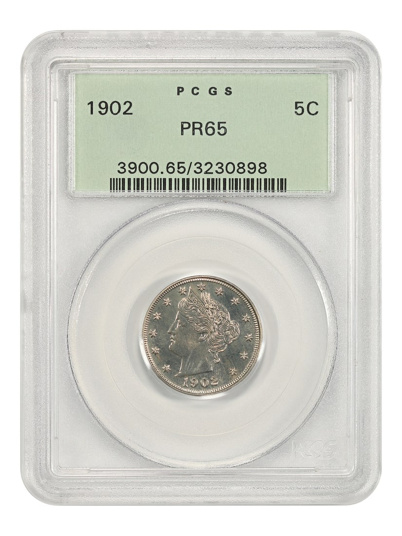 PCGS PR65 OGH 1902 Liberty Nickel: PCGS PR65 OGH 1902 Liberty Nickel The PCGS PR65 OGH 1902 Liberty Nickel boasts exceptional condition, with its high grade reflecting the impressive state of preservation. This uncirculated coin showca