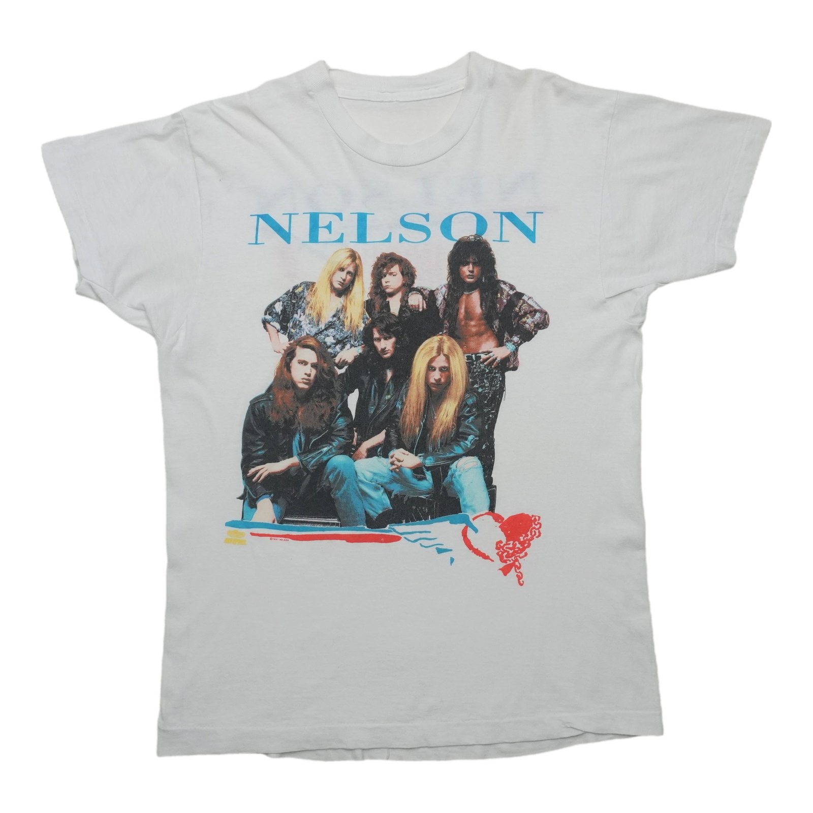 More than ever shirt Nelson 1991: More than ever shirt Nelson 1991 Large, White Nelson More Than Ever Shirt - Vintage 1991. This 100% cotton shirt features front and back graphics and measures 20 inches pit to pit and 28.5 inches coll