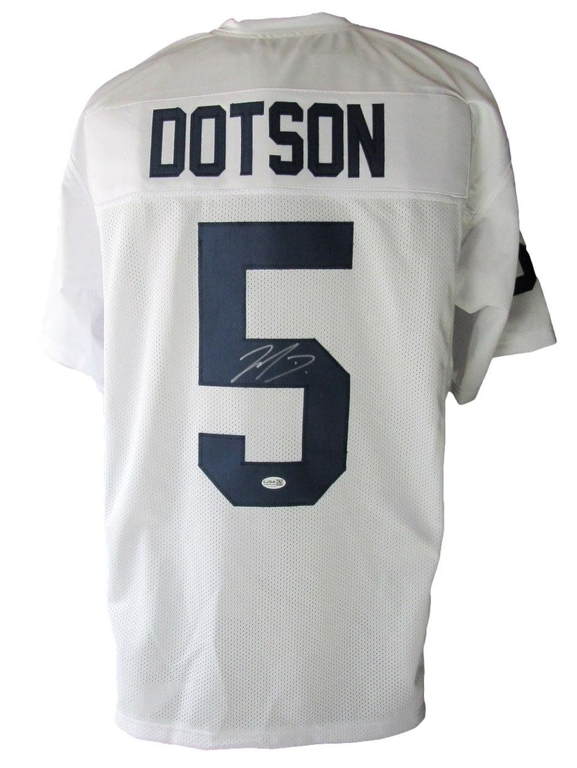 Jahan Dotson Penn State Autographed Football Jersey JSA 204906 (1 of 6)