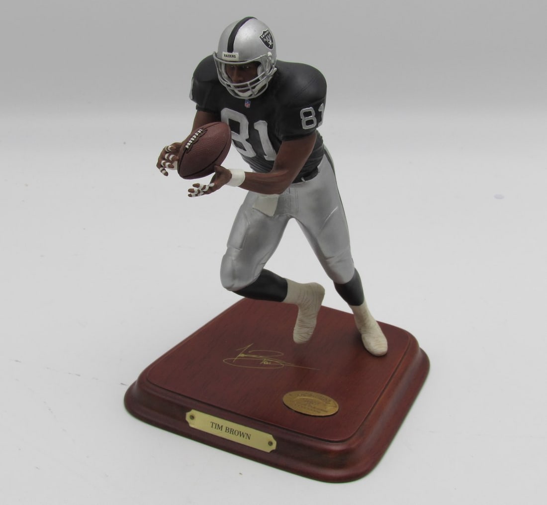 Tim Brown Danbury Mint All Star Figurine Oakland Raiders 196795 (1 of 5)