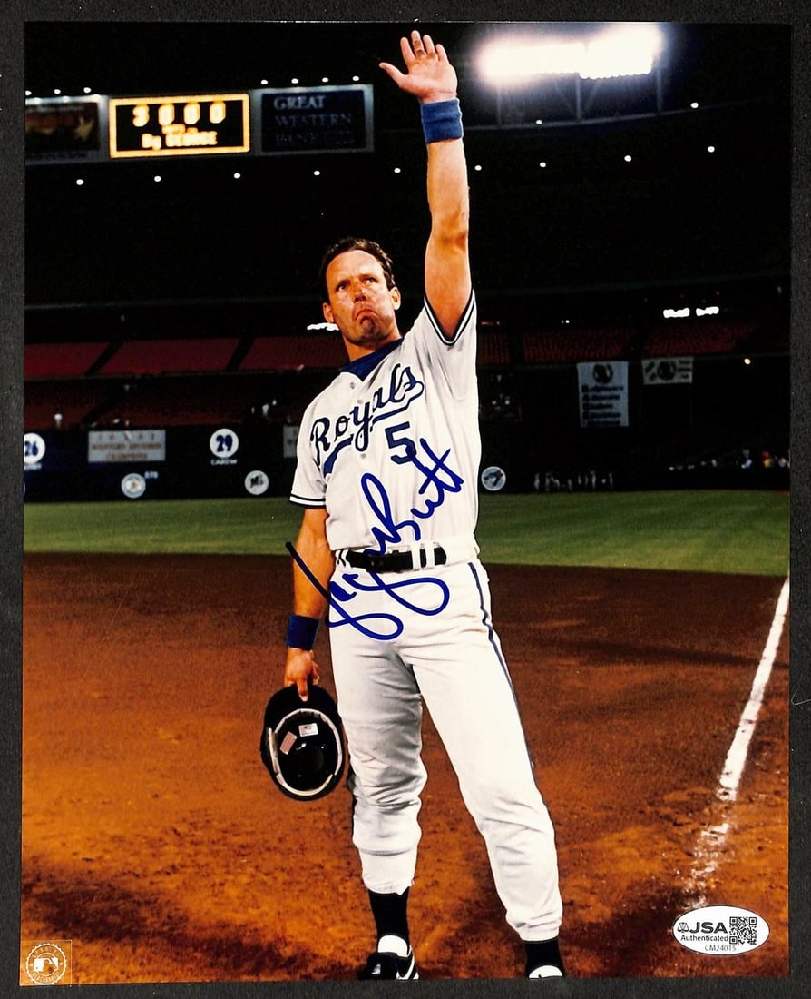 Brett Royals HOF 8x10 Photo Signed Autographed 3000 Hits 209827 (1 of 2)