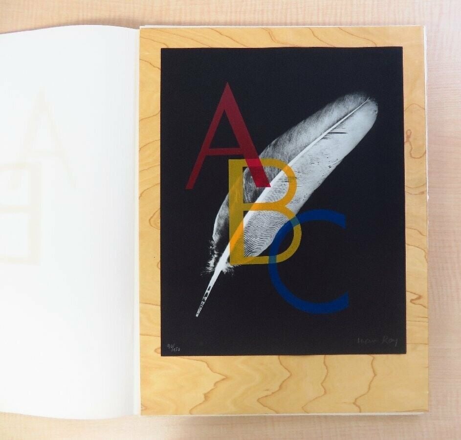 Alphabet pour adultes man ray paris signed original artwork rare book (1 of 10)