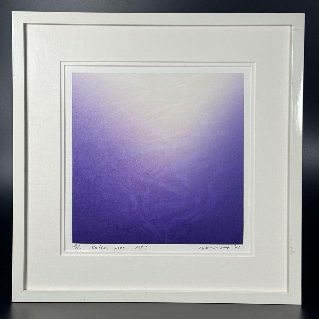 Masahiro Kasai Valse pour Aki Silkscreen 2005 Signed ED 18/ 30 Framed authentic: Masahiro Kasai Valse pour Aki Silkscreen 2005 Signed ED 18/ 30 Framed authentic Item Specifics: Theme: Art Product Disclaimer: Please review the full description and photos. Lithographs may be plate-s