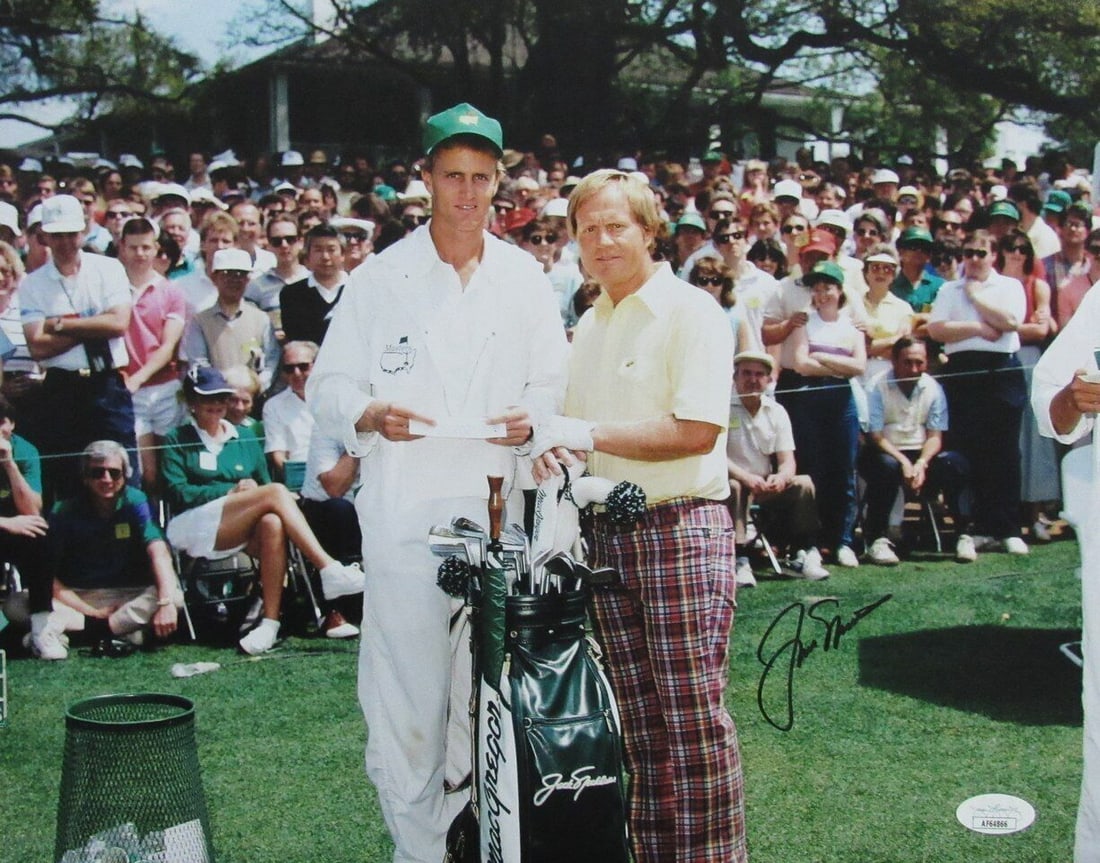 Jack Nicklaus Autographed 11x14 Photo MASTERS PGA Champ JSA (1 of 3)