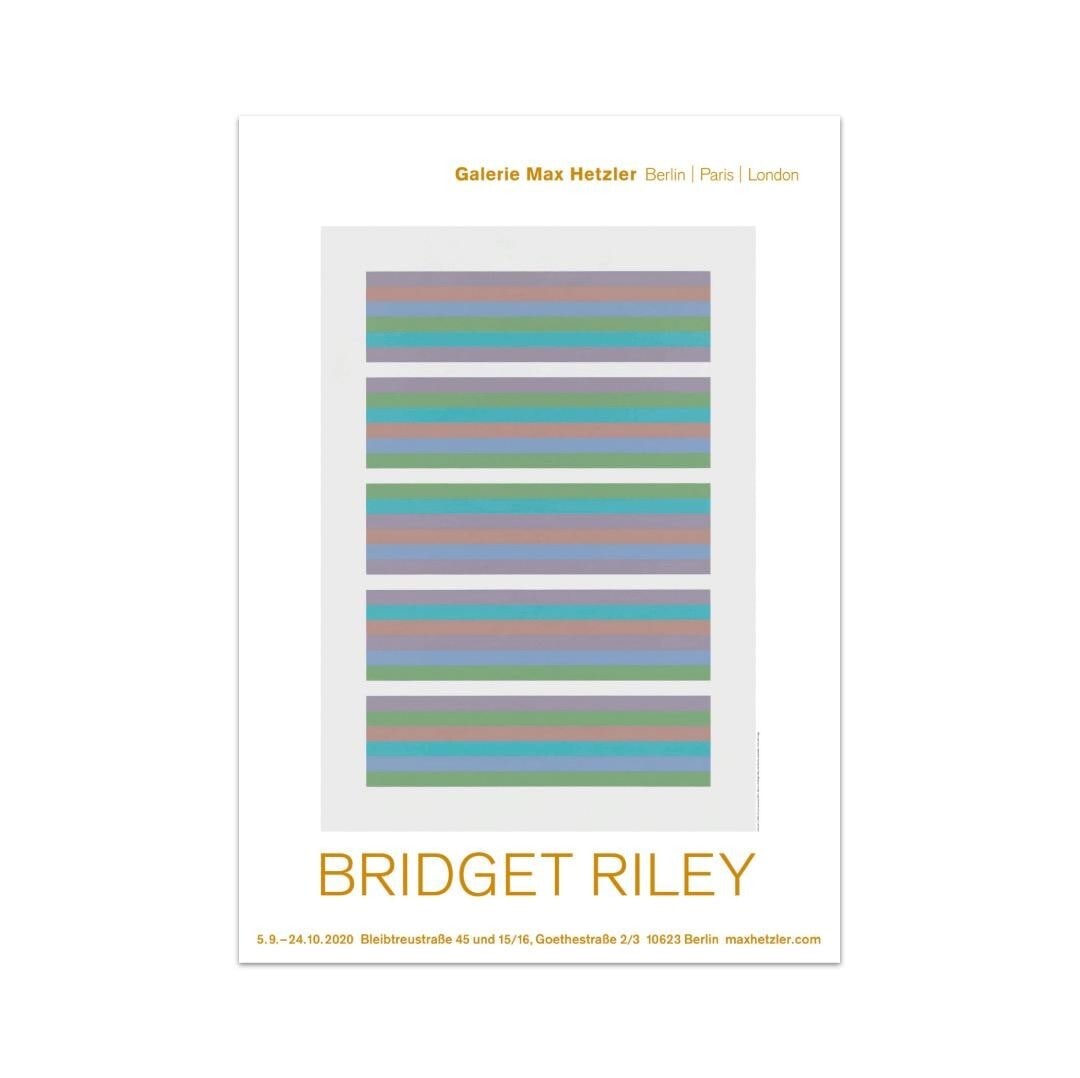 Bridget Riley Original Exhibition Poster -Intervals 7, 2020 Max Hetzler Gallery: Bridget Riley Original Exhibition Poster -Intervals 7, 2020 Max Hetzler Gallery Item Specifics: Artist: Bridget Riley Unit Of Sale: Single Piece Character: Bridget Riley Size: Large Signed: No Materia