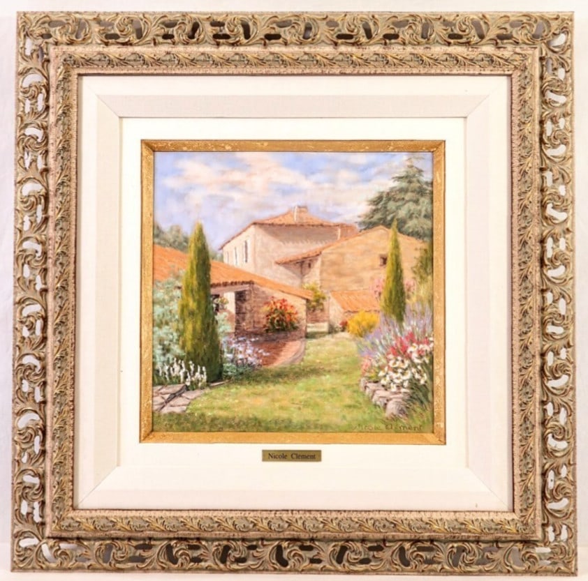 Clement Jardin Impressionist French Original Ensoleille Nicole Pastel: Clement Jardin Impressionist French Original Ensoleille Nicole Pastel Item Specifics: Artist: Nicole Clement Unit Of Sale: Single Piece Signed By: Nicole Clement Size: Medium Signed: Yes Material: Pap