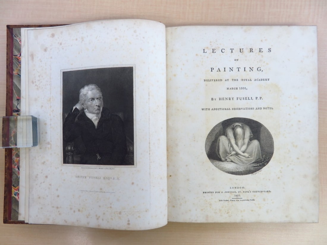Heinrich Johann Fssli William Blake First 1820 Lectures Etching Painting: Heinrich Johann Fssli William Blake First 1820 Lectures Etching Painting Item Specifics: Binding: Leather Language: English Illustrator: William Blake Special Attributes: Illustrated Limited Edition A