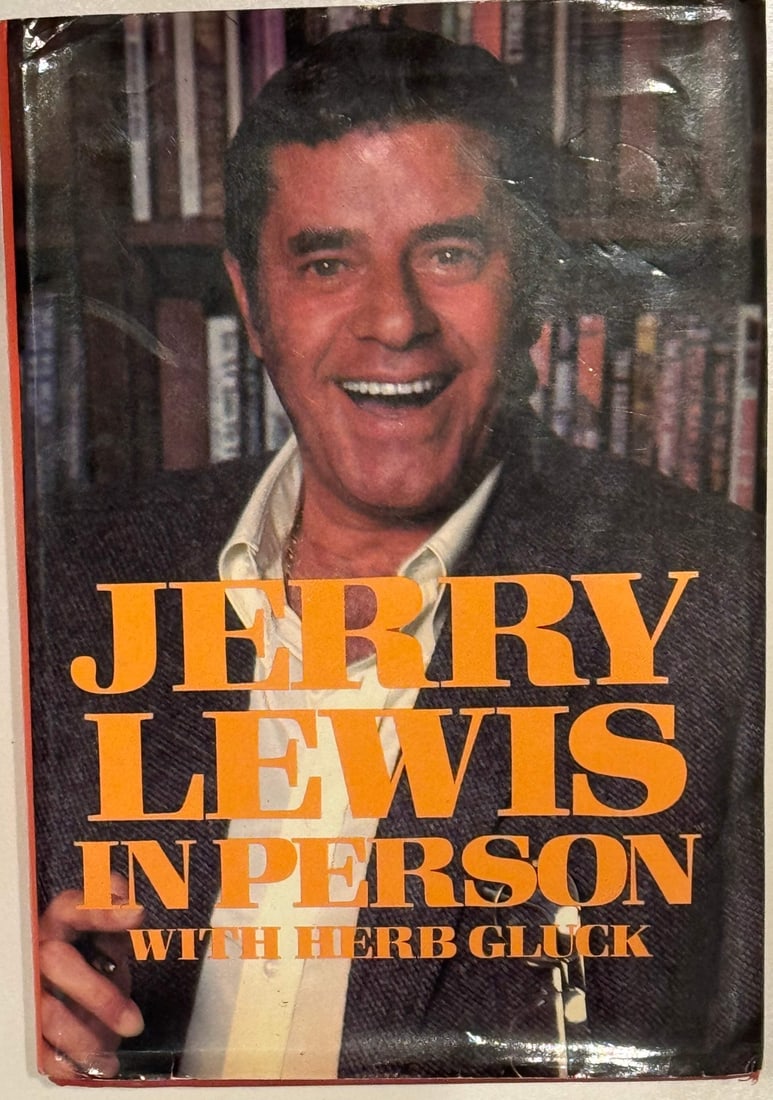 Jerry Lewis In Person Autographed Book (JSA) (1 of 3)