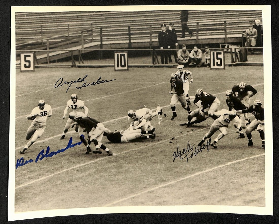Doc Blanchard/ Hank Foldberg/ Arnold Tucker Signed 8x10 Photo Army Football 196010 (1 of 2)
