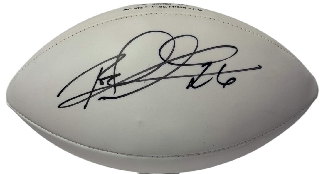 Woodson Rod Autographed Football Wilson (1 of 2)