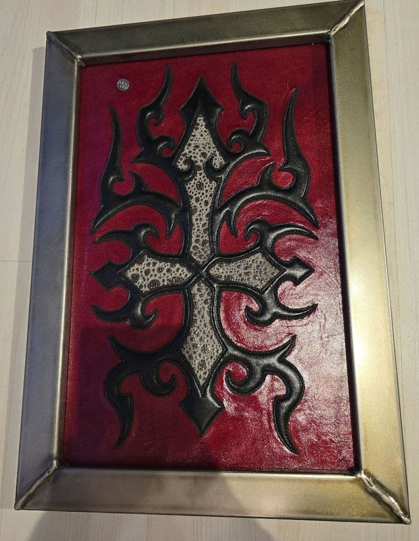 Travis Walker BWL Tribal Cross Art 2003 Signed Metal Artwork 1/ 1 Japan (1 of 3)