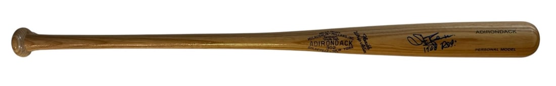 Stan Bahnsen Autographed Adirondack Bat (1 of 2)