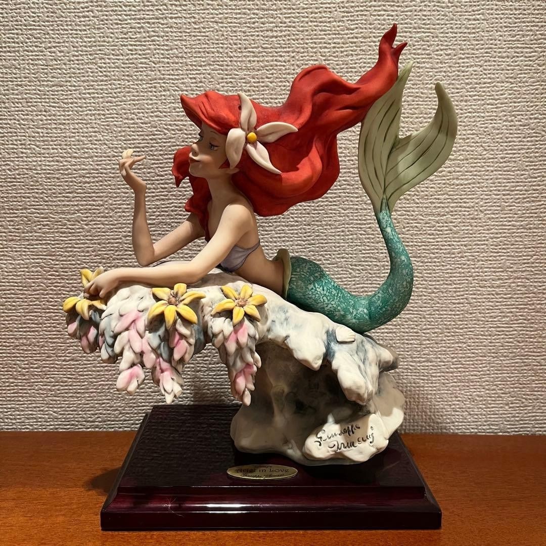 Ariel Little Mermaid Porcelain Figurine Rare Vintage Disney Giuseppe Armani (1 of 17)