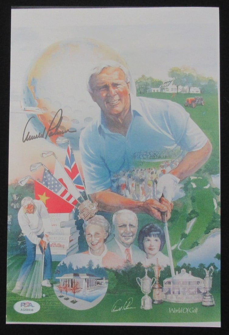 Arnold Palmer Signed/ Autographed 8x12 Photograph/ Lithograph PSA 196510 (1 of 3)