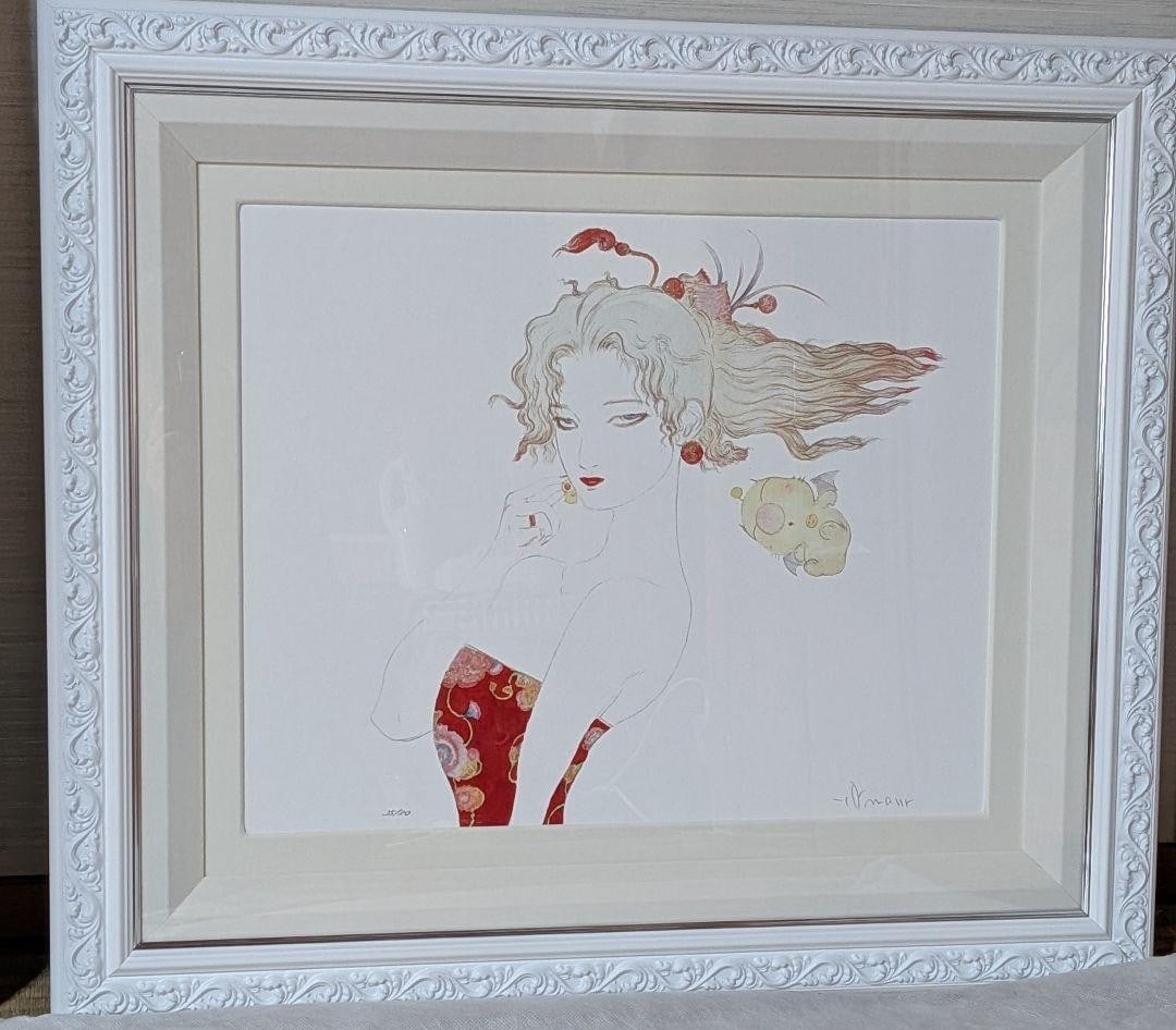 Yoshitaka Amano Tina Ribbon Giclee Final Fantasy Signed Limited Edition 35/ 80: Yoshitaka Amano Tina Ribbon Giclee Final Fantasy Signed Limited Edition 35/ 80 Item Specifics: Artist: Yoshitaka Amano Unit Of Sale: Single Piece Signed By: Yoshitaka Amano Image Orientation: