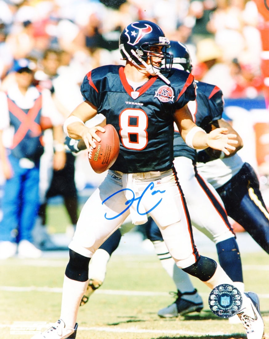 Autographed Football Photo by David Carr (1 of 1)