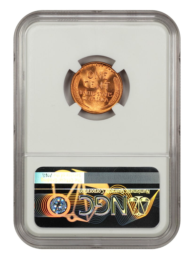 NGC MS67RD 1c 1958-D - 2