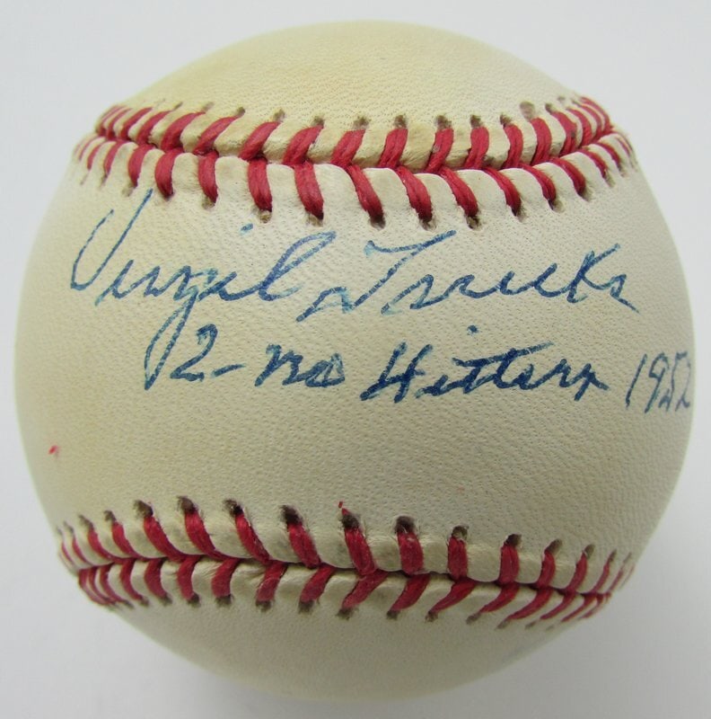 Autographed Inscribed OAL Baseball Tigers Detroit Virgil Trucks JSA: Autographed Inscribed OAL Baseball Tigers Detroit Virgil Trucks JSA Item Specifics: Sport: Baseball Product: Ball Original/Reprint: Original Autograph Authentication: JSA Team: Detroit Tigers League: