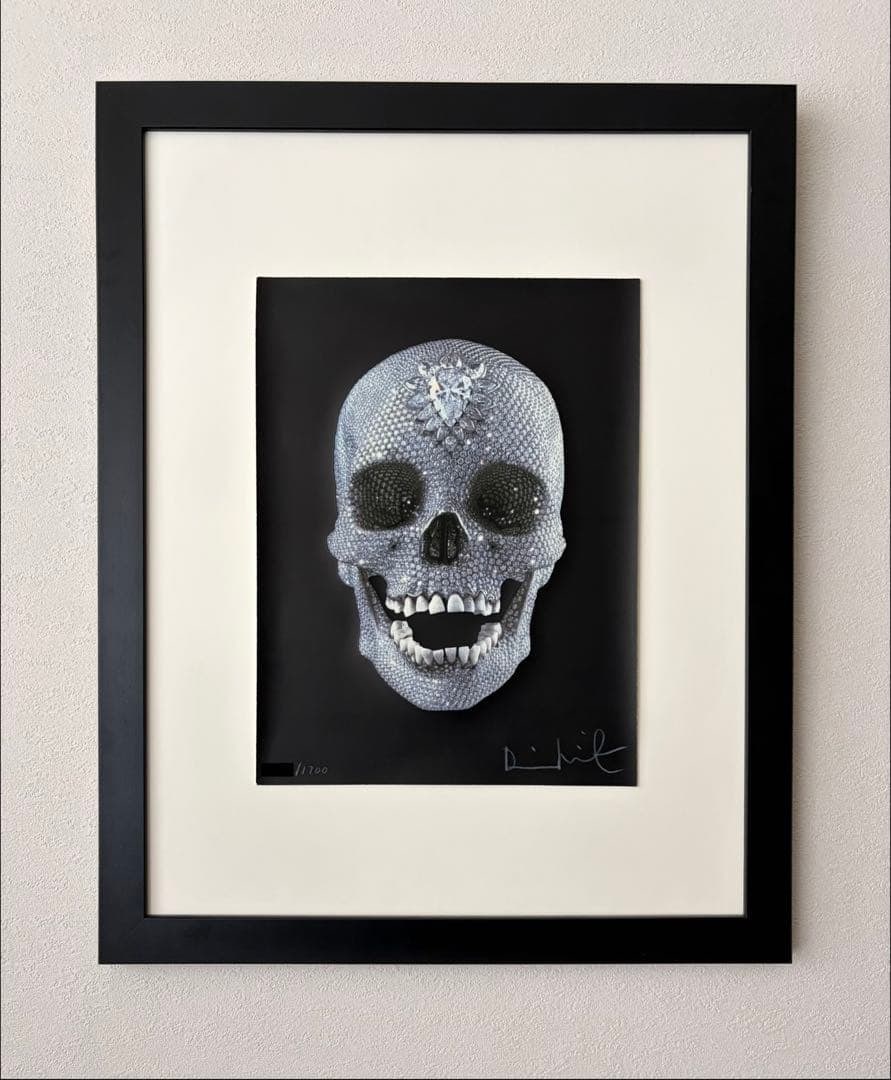 Damien Hirst for love of God print signed collectible art print (1 of 4)