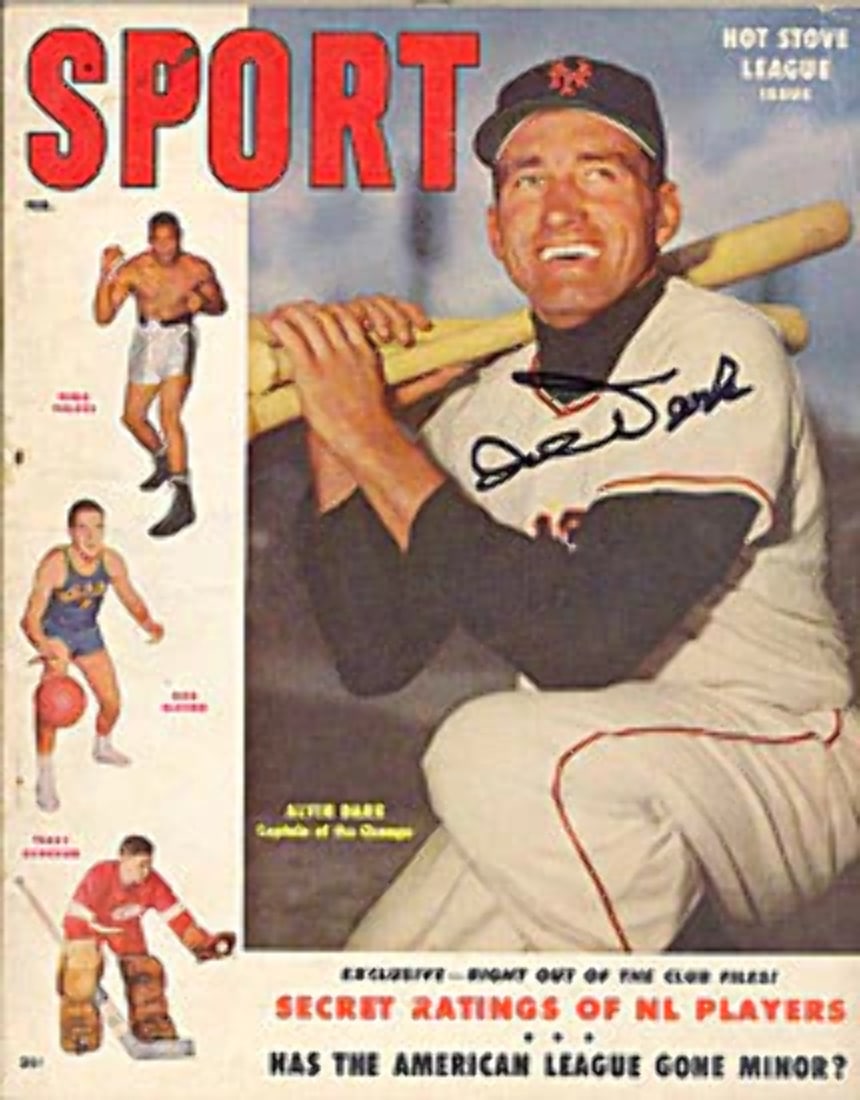 Sport Magazine February 1955 Alvin Dark (1 of 1)