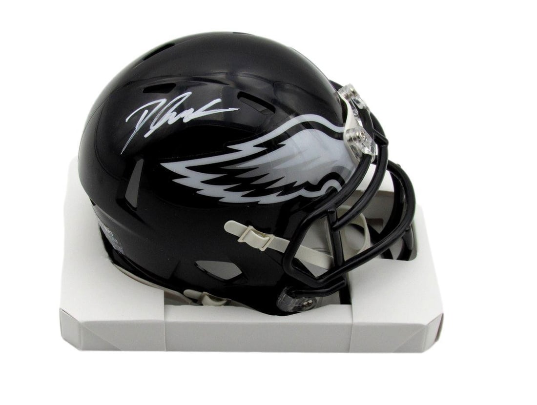 Swift D Andre Black Autographed Eagles Helmet Football Mini JSA 180009 (1 of 3)