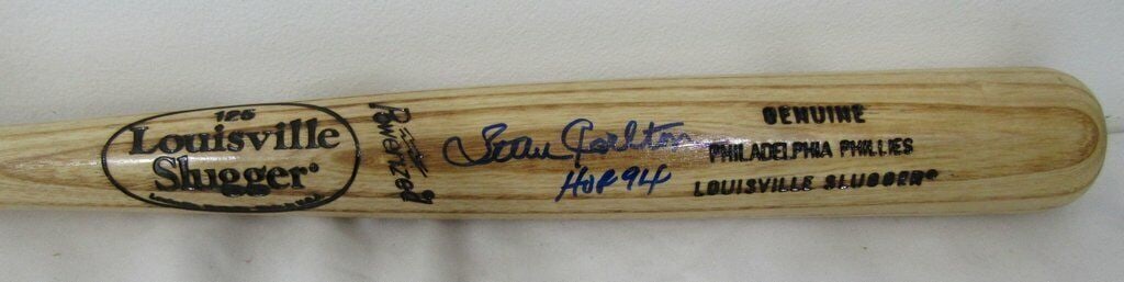Signed Louisville Slugger Baseball Bat Steve Carlton Philadelphia Phillies JSA: Signed Louisville Slugger Baseball Bat Steve Carlton Philadelphia Phillies JSA Item Specifics: Autograph Authentication: JSA Original/Reprint: Original Product: Bat Sport: Baseball Team: Philadelphia