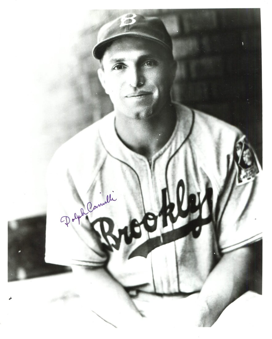 Dolph Camilli Autographed 8x10 Photo: Dolph Camilli Autographed 8x10 Photo Dolph Camilli's sharpie signature adds a touch of authenticity to this vintage 8x10 baseball photo. The image itself captures the essence of Camilli's baseball