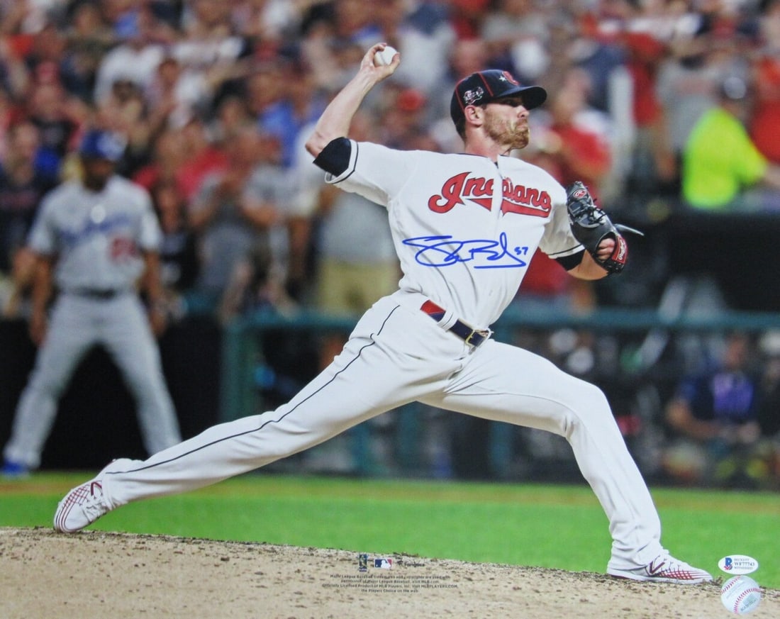 Shane Bieber Cleveland Indians Signed/ Autographed 16x20 Photo Beckett 156892 (1 of 3)