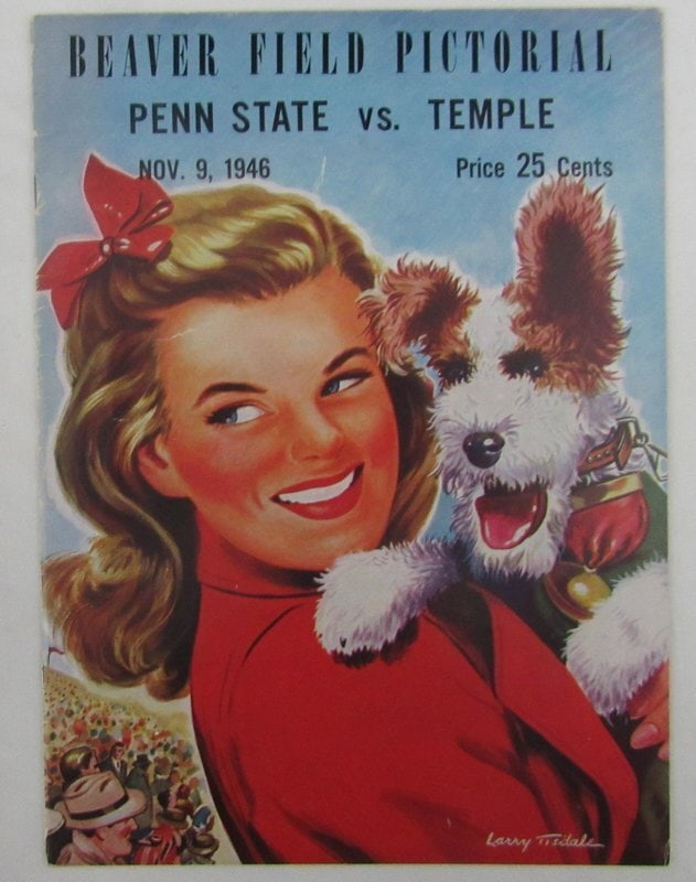 1946 Penn State Nittany Lions vs. Temple Owls College Football Program 137581 (1 of 4)