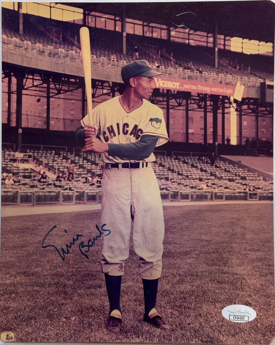 Ernie Banks Autographed Cubs 8X10 Baseball Photo (JSA): Ernie Banks Autographed Cubs 8X10 Baseball Photo (JSA) Item Specifics: Brand: James Spence Authentication (JSA) Grade: CF24103 Ernie Banks Autographed Cubs 8X10 Baseball Photo Signed in blue sharpie a