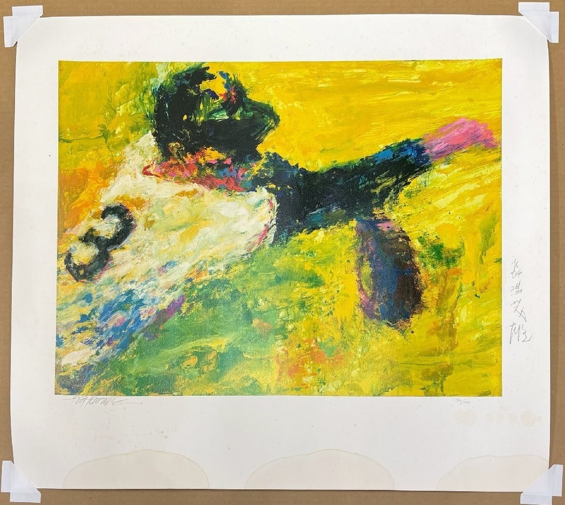 Nagashima Shigeo Ted Tanabe Signed Japanese Baseball Art Lithograph (1 of 10)