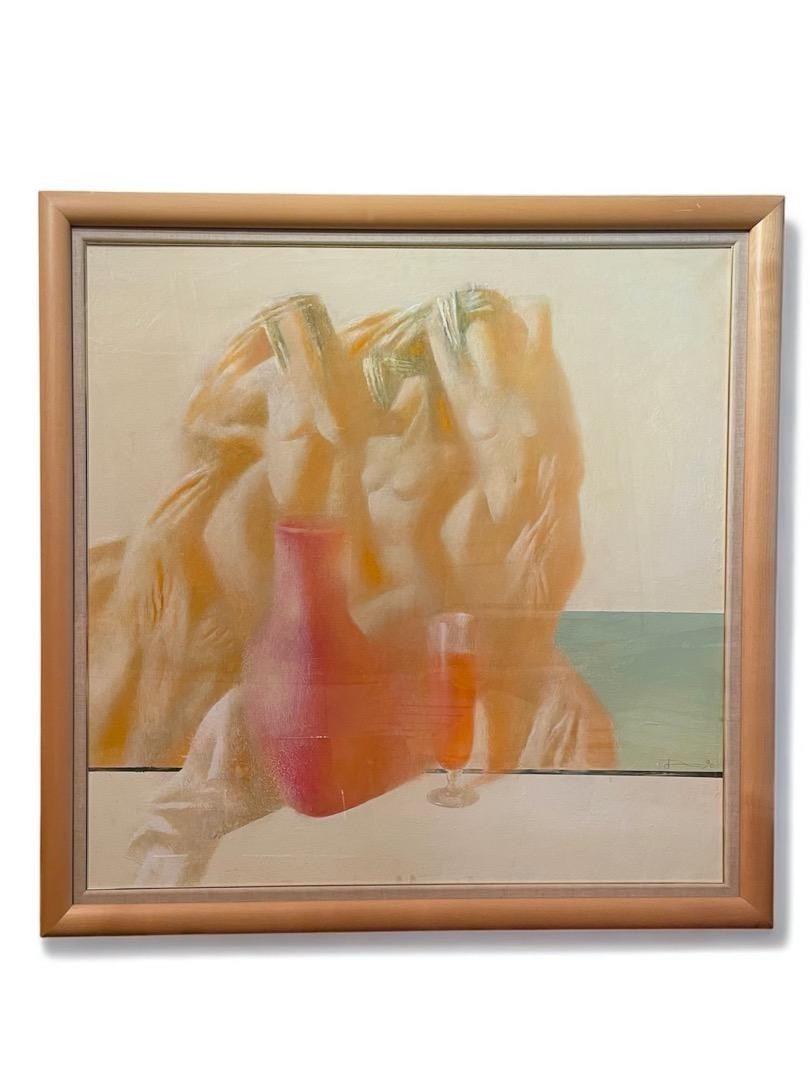 Aleksandr Koshechkin Oil Painting 1990 In Memory of Crimean Wine Ukrainian Art (1 of 3)