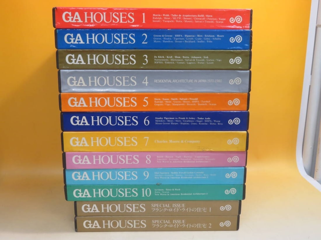 GA HOUSES Vol. 1-10 Frank Lloyd Wright Houses 1 2 Complete Set Architecture 1982 (1 of 7)