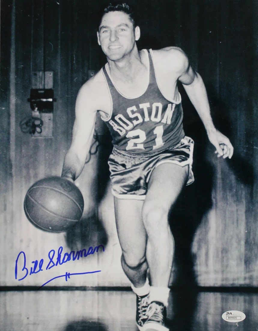 Autographed photo by Bill Sharman 11x14: Autographed photo by Bill Sharman 11x14 Item Specifics: Brand: James Spence Authentication (JSA) Bill Sharman Autographed 11x14 Photo Signed in blue sharpie across the front of the photo Bills was an 