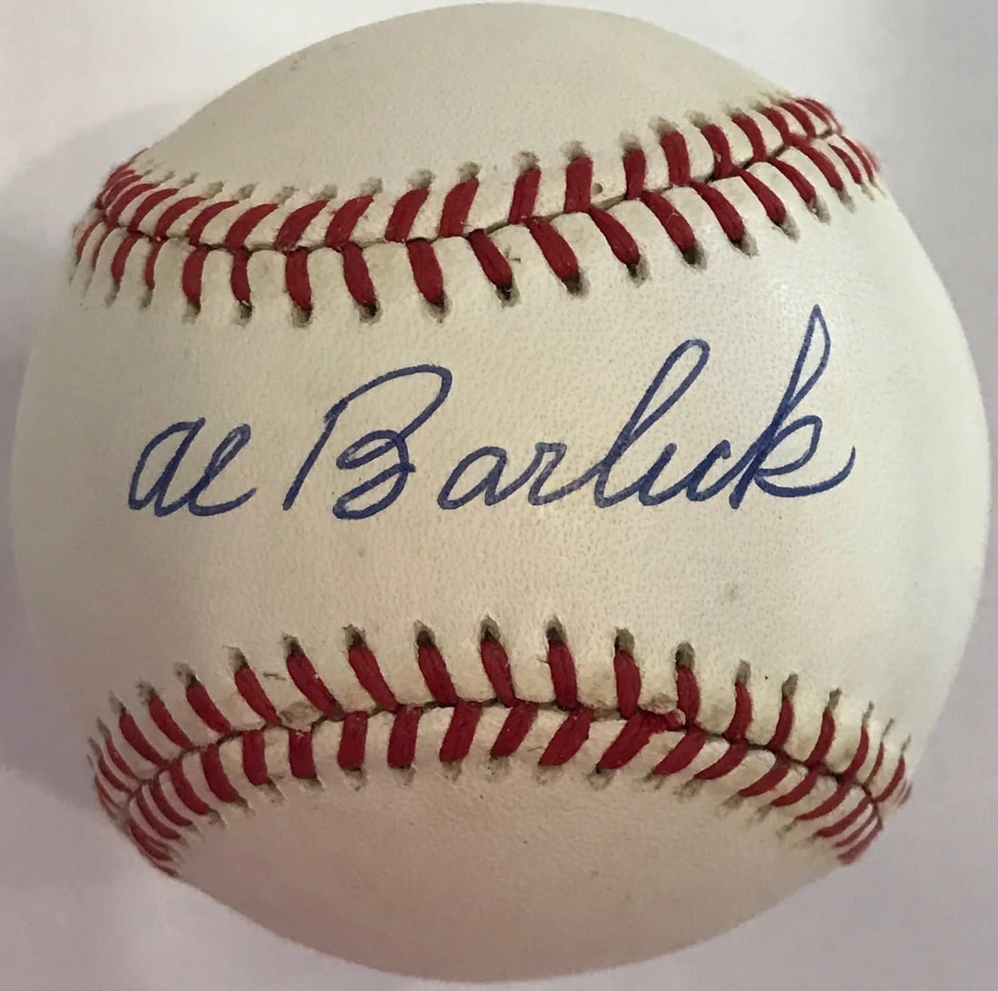 Al Barlick Autographed Official National League Baseball (JSA) (1 of 2)