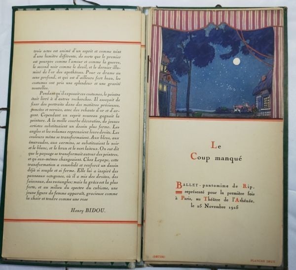 Georges Lepape Costumes de Thtre Ballets Divertissements pochoir Art Deco 1920: Georges Lepape Costumes de Thtre Ballets Divertissements pochoir Art Deco 1920 Item Specifics: Binding: Vellum Language: French Special Attributes: 1st Edition Illustrated Author: Georges Lepape Regio
