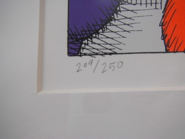 URGE Signed Hand Framed Limited Edition KAWS Silkscreen Print - 3