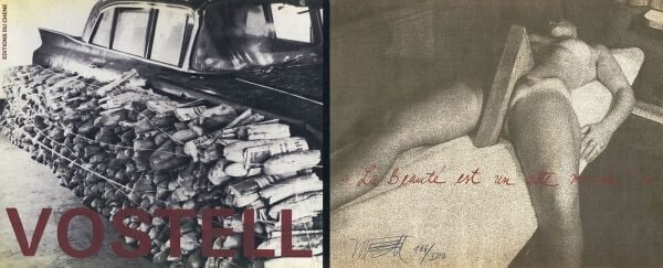 Wolf Vostell Environnements/ Happenings 1958-1974 Signed Original Serigraph Limit (1 of 8)