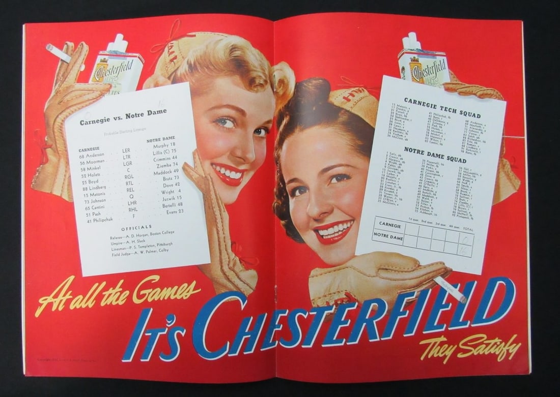 10/ 18/ 1941 Carnegie Tech vs. Notre Dame Program 185918 - 3