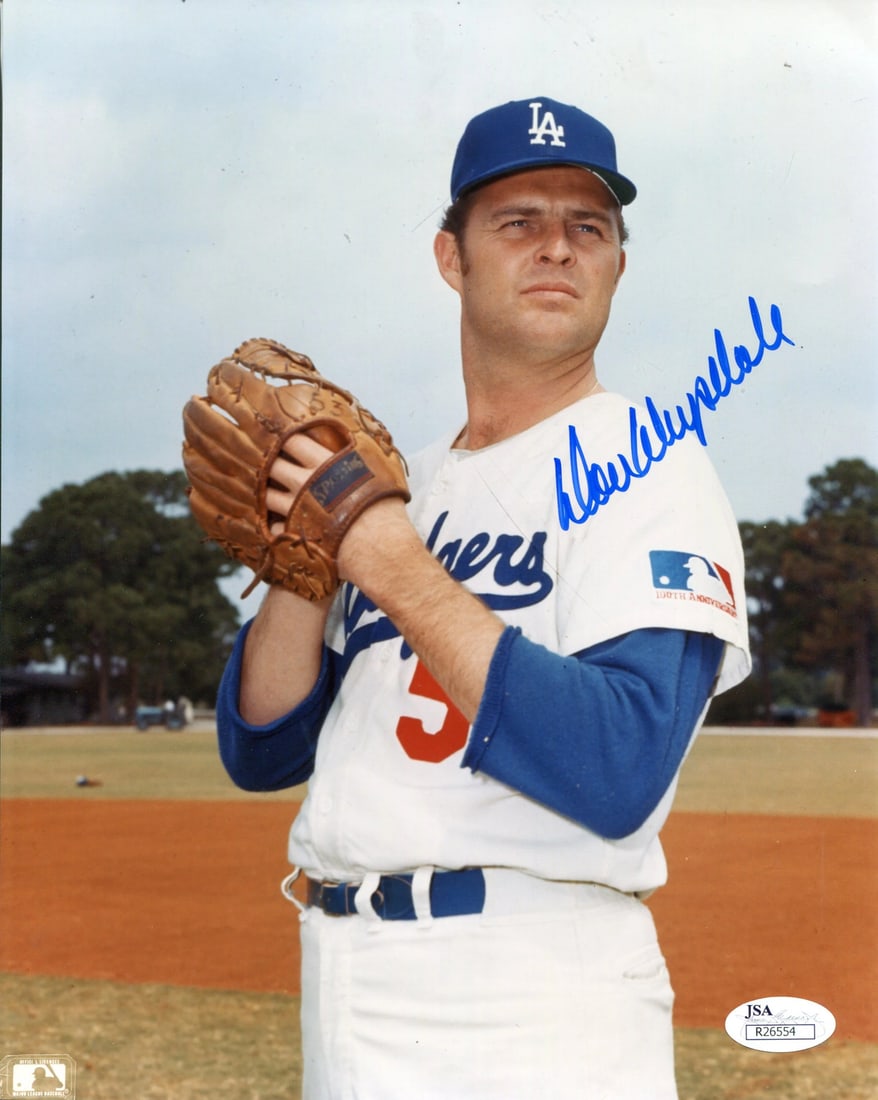 Don Drysdale Autographed Los Angeles Dodgers 8x10 Photo (JSA) (1 of 2)